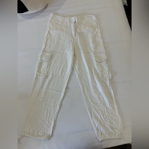 Cargo Linen Pants - Picture 1 of 4